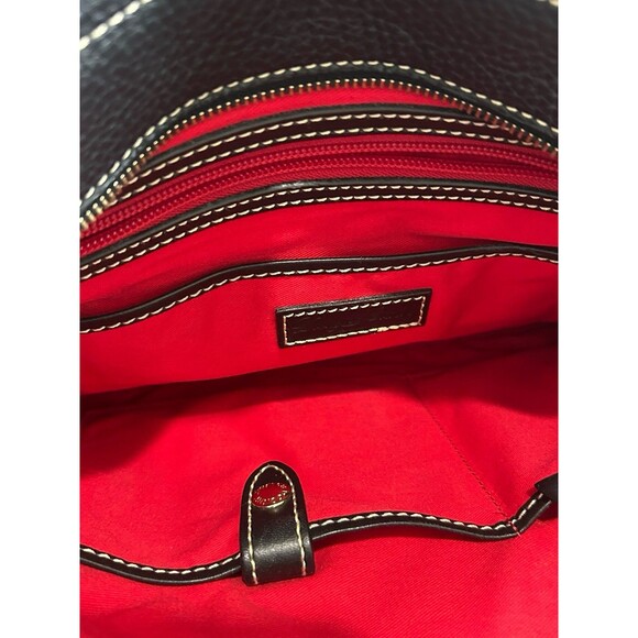Dooney & Bourke Handbag Women’s Black Lexington Leather Pebble Grain - Picture 5 of 12